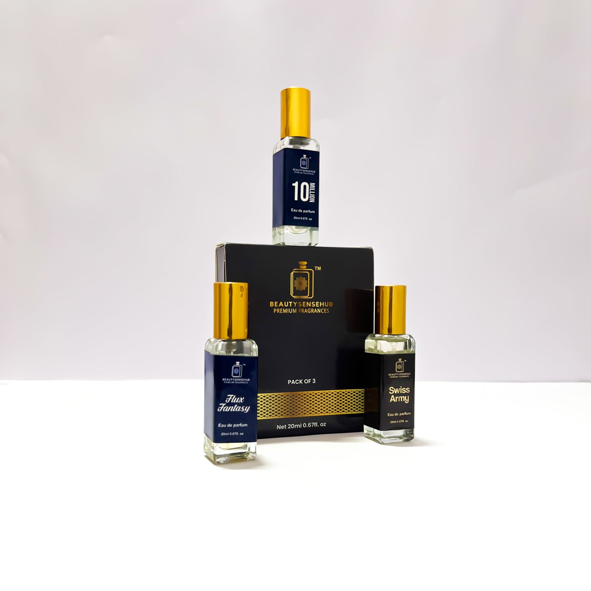 Perfume Combo, Long Lasting,  Elegant perfume, Fruity, Arabic and French Blend, Gift Set for Men & Women, Combo Pack (3 x 20 ML)