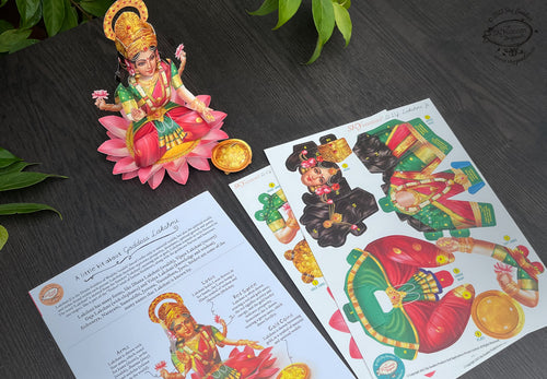 DIY Paper Craft Kit - Lakshmi, Fun Craft Kit, Ideal for Festival DÃ©cor, Creative DIY Project