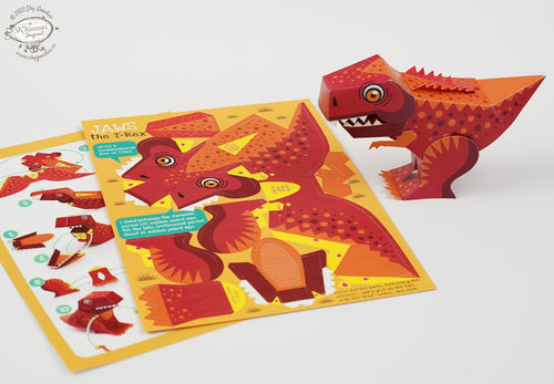 DIY Mini Dino, Fun Craft Kit, Ideal for Kids' DÃ©cor, Creative DIY Project,  (BOX SET 1 - Set of 6 )