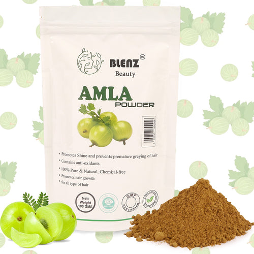 Amla Powder, Organic Hair and Skin Treatment, Natural Nourishment for Scalp and Skin, Suitable for All Hair Types (100g)