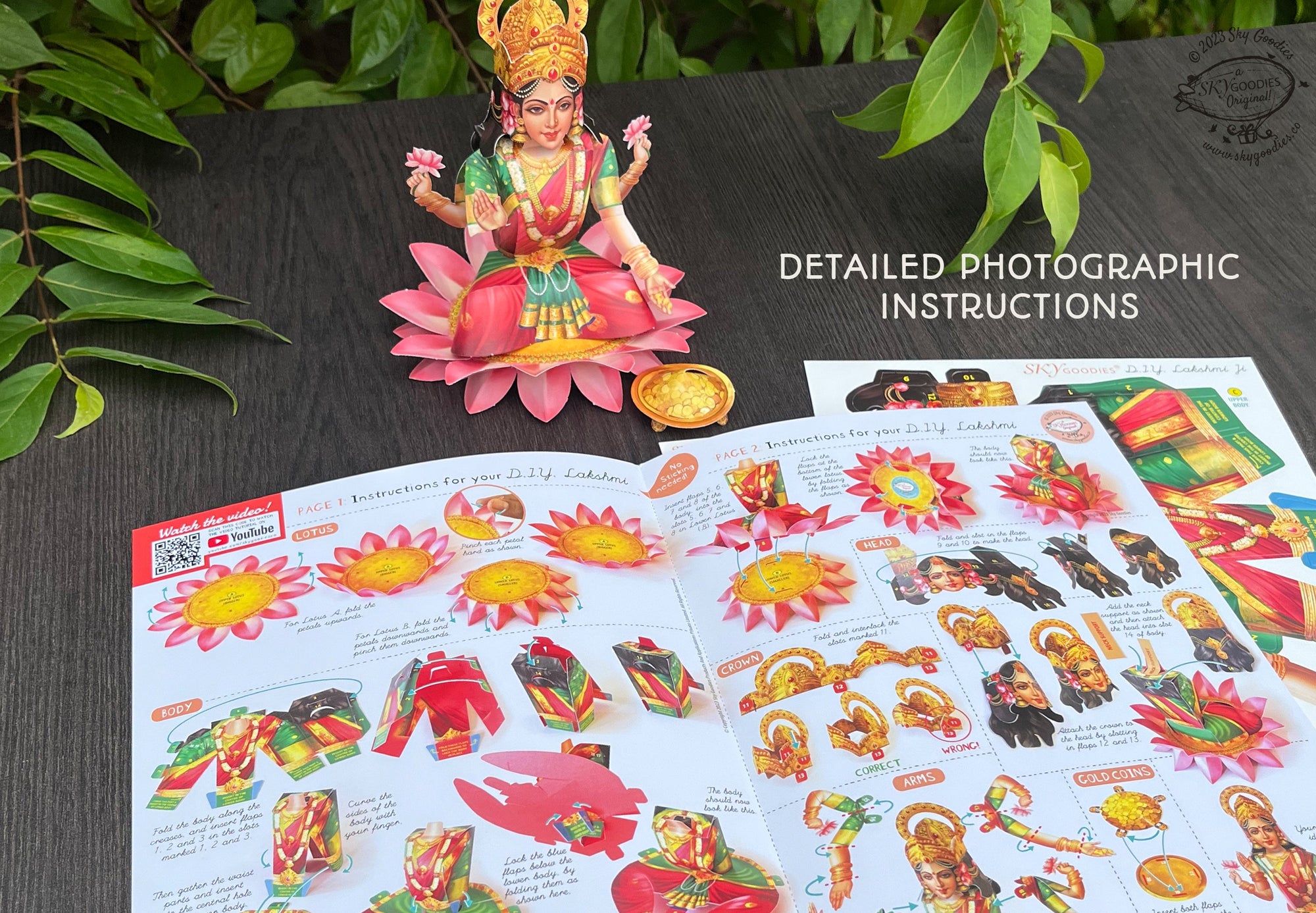 DIY Paper Craft Kit - Krishna, Fun Craft Kit, Ideal for Festival DÃ©cor, Creative DIY Project