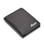 Plush Grain Card Holder, Durable Brown Leather, Stylish and Functional, Ideal for Everyday Use (Brown)