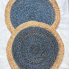 Jute Placemats set of 2 (blue)