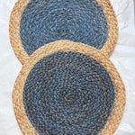 Jute Placemats set of 2 (blue)