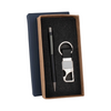 Corporate Gift Set with Metal Pen & PU Leather Keychain | Personalized Executive Gift for Professionals & Special Events