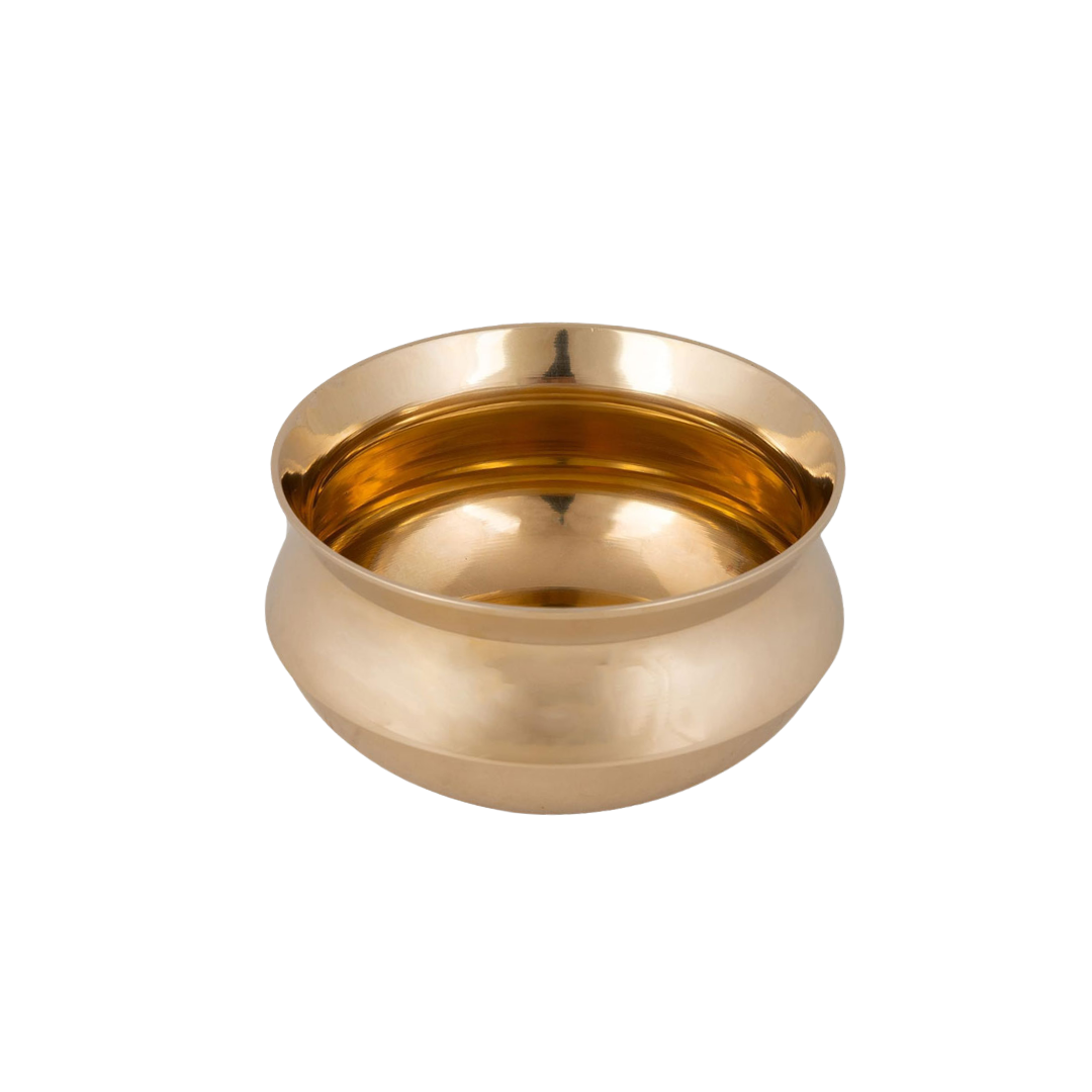 Luxe Pure Kansa Kids Handi | Brass Bowl for Holistic and Nutritious Dining