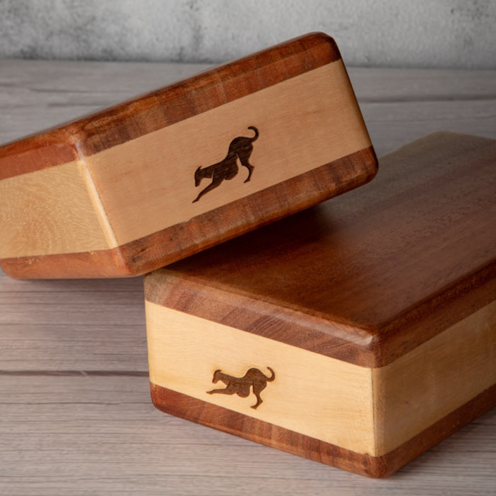 Neem Wood Yoga Block | Lightweight Yoga Prop with Non-Slip Design for Improved Balance and Flexibility