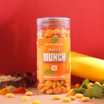 Crack A Nut's Masala Munch Jowar Puffs, Healthy Snacks, Source of Protein & Low Sugar, Baked Wholesome Jowar Crisps, Perfect for Cravings & Guilt-Free Snacking, 100g