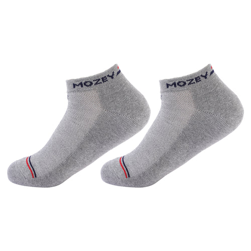 Ankle All-Day Comfort Unisex Socks, Premium Cotton Blend, All-Day Comfort, Versatile Design, Ideal for Gym & Daily Wear (Grey Melange)