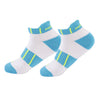 Ankle Cushioned Sports Unisex  Socks, Premium Cotton Blend, Comfortable, Versatile Design, Ideal for Gym & Sports Wear (Chlorine Blue/White)