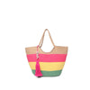 Colourfull Jute Tote Bag, Colourful Bag, Eco-friendly Bag, Shopping Bag, Casual, Handbag