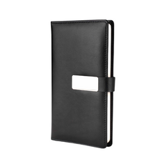 Prime A5 Journal Notebook with Premium Metal Pen | Customizable for Executives, Travelers & Special Occasions (Black, 192 Pages)