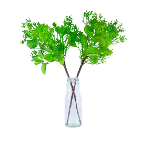 Qucciberry Artificial Green Leaves, Decorative Piece for Weddings, Table & Home DÃ©cor, Stylish and Long-Lasting, Unisex