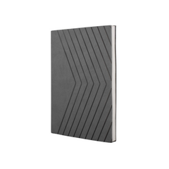 Soft A5 Journal Notebook | Customizable Gift for Executives, Travelers & Special Occasions (Grey, 192 Pages, 80 GSM)