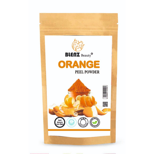 Orange Peel Powder, Natural Skin Nourishment & Exfoliation, Rich in Vitamin C & Antioxidants for Glowing Skin (100g)