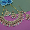 Elegant Multi and Gold Indian Bridal Jewelry Set, Kundan and Beads, Traditional Indian Wedding Jewelry (Set of 2)