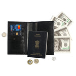 Document Wallet – Water-Resistant, Multi-Compartment, Stylish Passport and Card Holder, Perfect for Travel