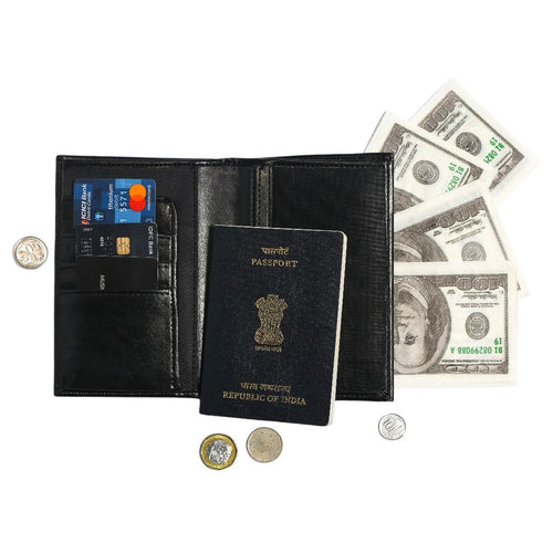 Document Wallet â€“ Water-Resistant, Multi-Compartment, Stylish Passport and Card Holder, Perfect for Travel