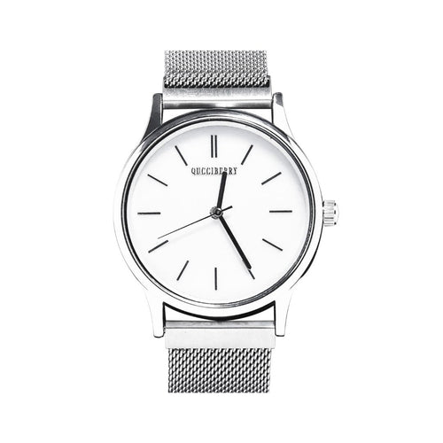 Silver Watch â€“ Classic Analog Design, Steel Strap, Perfect for Weddings or Casual Wear, Silver