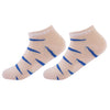 Ankle Multi-Color Unisex Socks, Premium Cotton Blend, Reinforced Heel & Toe, Lightweight & Breathable Design, Perfect For Everyday Comfort (Peach/Royal Blue)