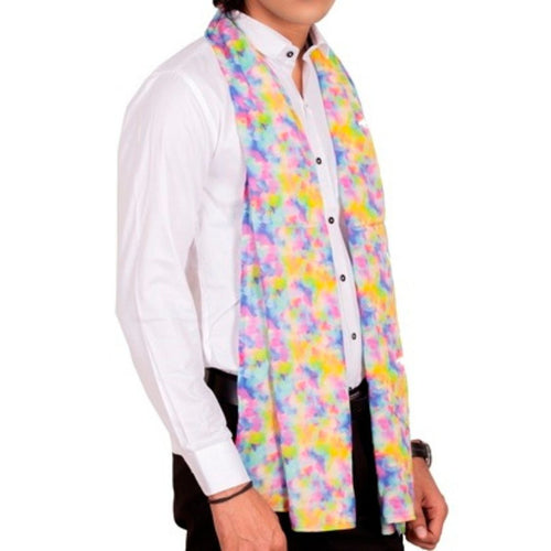 Rainbow Print Scarf â€“ Soft Viscose Fabric, Unisex, Stylish and Lightweight, Perfect for Summer and Casual Wear