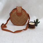 Round Shital Pati Sling Bag, Round Bag, Handmade, Traditional Accessories