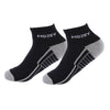 Ankle Activewear Unisex Socks, Premium Cotton Blend, Comfortable, Versatile Design, Ideal for Gym & Sports Wear (Black/Grey)