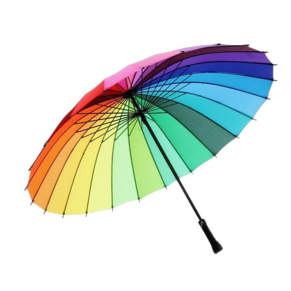 Rainbow Umbrella – Stylish, Durable, Steel Frame, Strong Ribs, Perfect for Stormy Days, Affordable, Keeps You Dry and Stylish