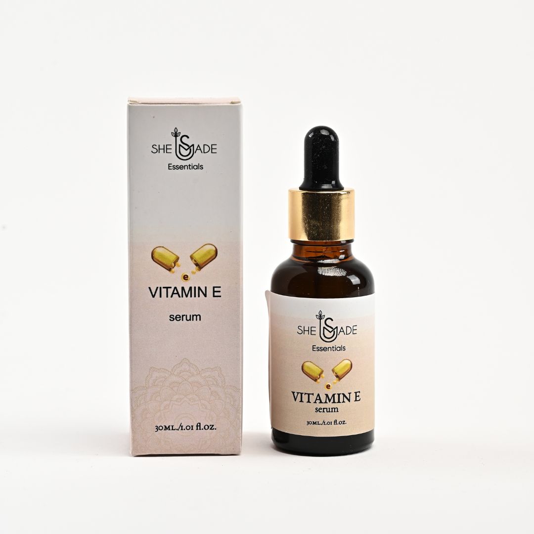 Vitamin E Serum, Antioxidant Protection, UV Defense, Collagen Boost, Fine Line Reduction, Even Skin Tone, Skin Repair, Intense Hydration, Youthful Glow (50ml)