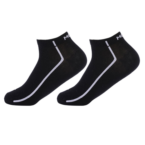 Ankle Plain Unisex Socks, Premium Cotton Blend, Comfortable, Versatile Design, Ideal for Gym & Daily Wear (Black)