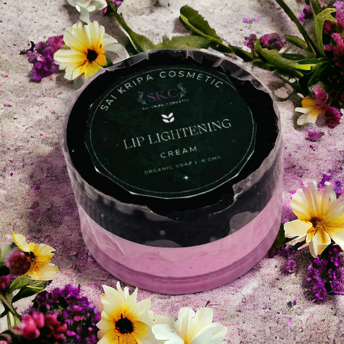 Organic Lip Lightening Cream with Natural Ingredients | Hydrating & Brightening Lip Balm for Dark Lips â€“ 10g