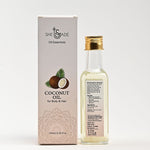 Coconut Oil for Hair & Skin Nourishment, Strengthens Hair, Reduces Frizzness, Promotes Growth, Deeply Moisturizes Skin (100ml)