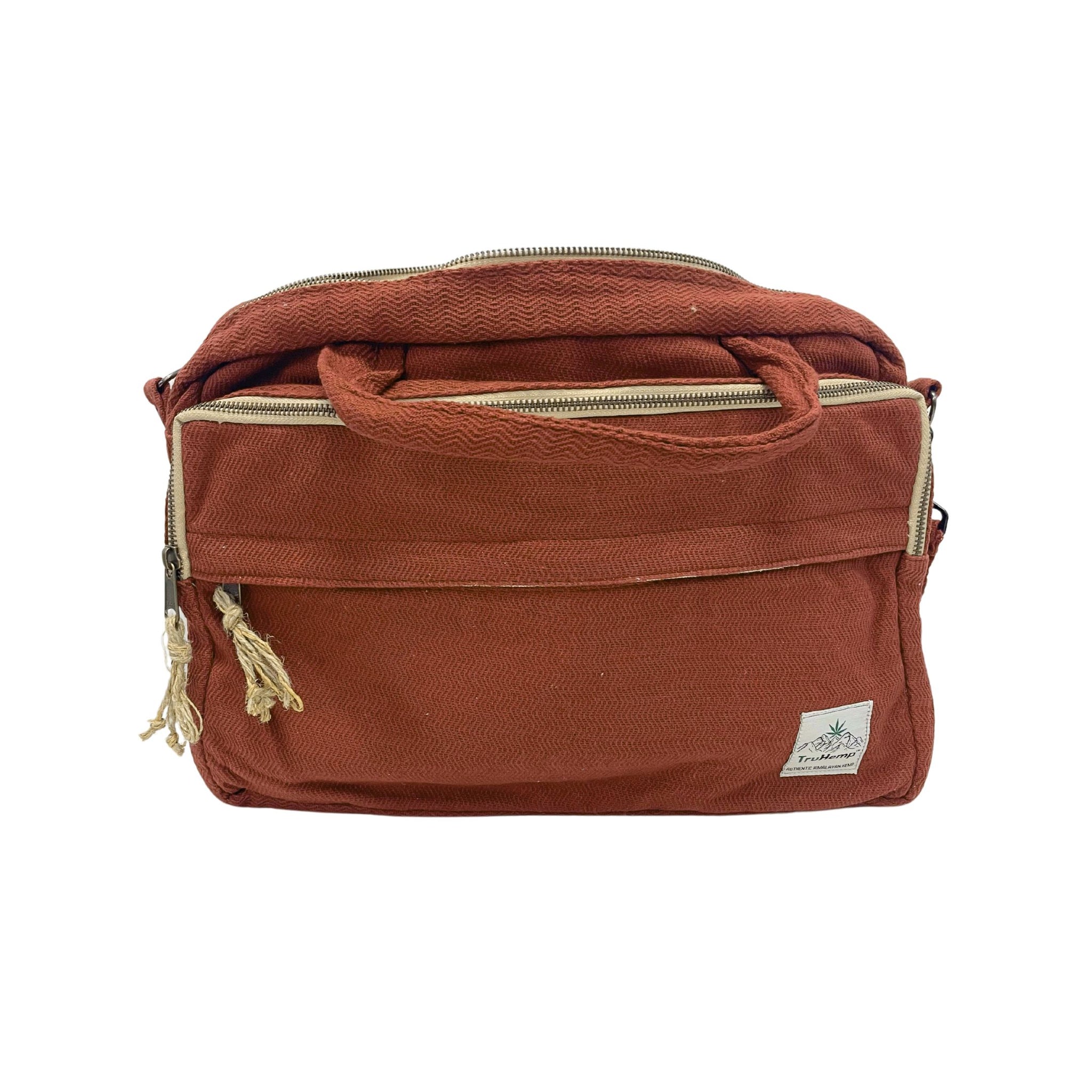 Hemp Laptop Side Bag | Laptop Messenger Bag with Adjustable Shoulder Strap