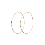 Gold Hoop Earrings Set | Chunky Earrings - Set of 3 (Small, Medium & Large)