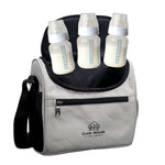 Outer Woods Insulated Breast Milk Cooler Bag with 4 Units of Ice Gel Packs | Keep Milk and Food Cool for 6 to 8 Hours | Thermal Insulated Baby Travel Bag