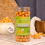 Crack A Nut's Tandoori Roasted Multi-Grain Puffs, Savory & Healthy Snack, Packed with Protein & Low in Sugar, Lightly Roasted Multi-Grain Goodness, Perfect for Cravings & Guilt-Free Indulgence, 100g.