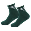 Quarter Lifestyle Unisex Socks, Premium Cotton Blend, Versatile Design, Durable & Superior Grip, Comfort & Everyday Style, Comfort & Everyday Style (Green/White)