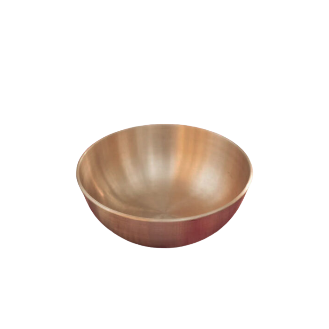 Luxe Pure Kansa Kids Kadai | Handcrafted Brass Bowl for Healthy Eating