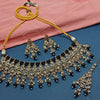 Pink Kundan Choker Necklace Set, Matching Earrings and Maang Tikka, Traditional Indian Wedding Jewelry (Set of 2)