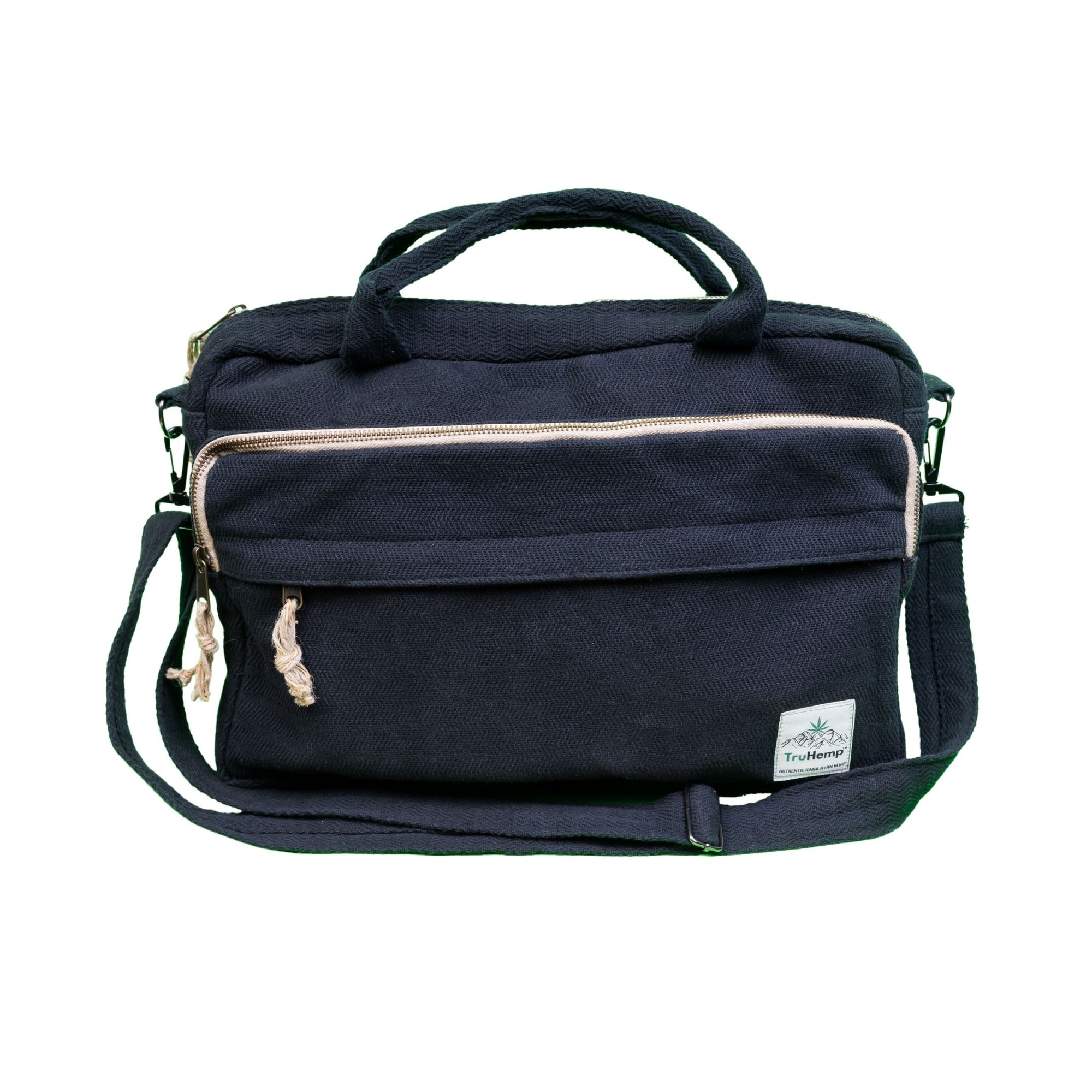 Hemp Laptop Side Bag | Laptop Messenger Bag with Adjustable Shoulder Strap