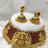 Opulent Gold-Plated Kundan Bridal Necklace Set - Traditional Indian Jewelry, Traditional Indian Wedding Jewelry (Set of 2)