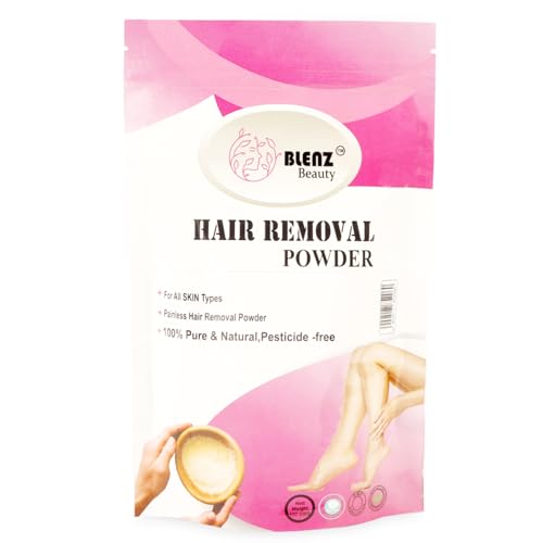 Hair Removal Powder, Organic Bentonite Clay & Rosemary, For Smooth Skin, Suitable for All Skin Types (100gm)