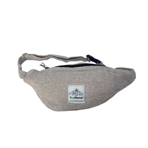 Hemp Fanny Pack with Dual Compartments | Eco-Friendly Waist Bag with Premium YKK Zipper Closure