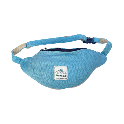 Hemp Fanny Pack with Dual Compartments | Eco-Friendly Waist Bag with Premium YKK Zipper Closure