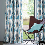 Casableu Lima Polyester Eyelets (Steel) Blackout Curtains with Tie Back, Bedroom Living Room