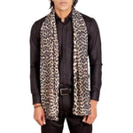 Leopard Print Scarf – Viscose Fabric, Unisex, Stylish and Lightweight, Perfect for Any Occasion