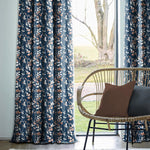 Casableu Camas Polyester Eyelets (Steel) Blackout Curtains with Tie Back, Bedroom Living Room