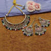 Exquisite Pearl-Adorned Indian Choker and Earrings, Traditional Indian Wedding Jewelry (Set of 2)