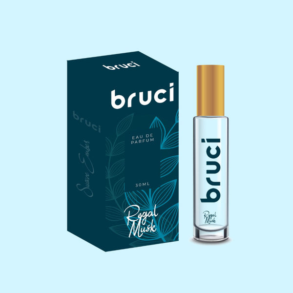 Bruci Regal Musk Perfume for Men and Women, Luxurious and Warm Unisex Fragrance with Musky Notes, Timeless Eau de Parfum, Sophisticated Scent, Elegant Signature Fragrance, Perfect Gift (30ml)