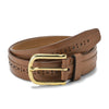 Menâ€™s Leather Belt with Metallic Buckle, Elegant Leather Design, Perfect for Daily Wear and Special Occasions